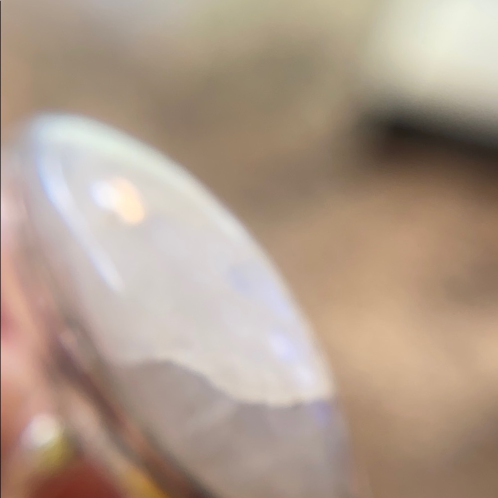 Sterling silver moonstone ring - Picture 7 of 9